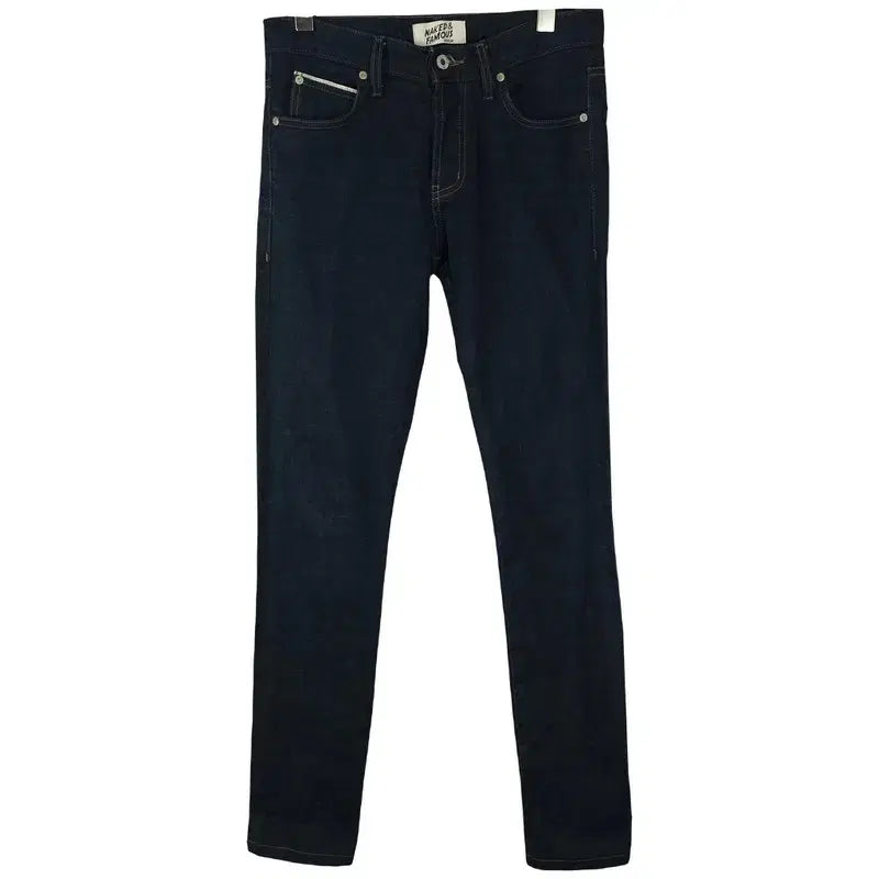 [BUNJANG] Naked &amp; Famous Skinny Guy Selvedge Straight Denim Pants / 네이키드앤페이머스 스키니가이 셀비지 스트레이트 데님 팬츠 P01798
