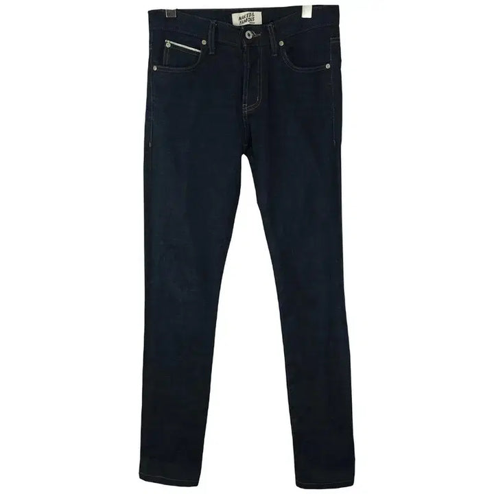 [BUNJANG] Naked &amp; Famous Skinny Guy Selvedge Straight Denim Pants / 네이키드앤페이머스 스키니가이 셀비지 스트레이트 데님 팬츠 P01798