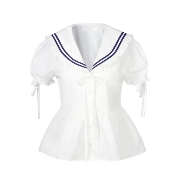 [SOLD OUT] 아이당클럽 세일러 블라우스