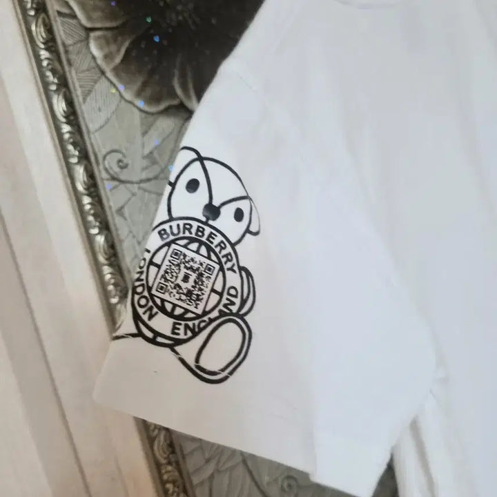 [BUNJANG] Burberry Kids "Bear Print" Short Sleeve T-Shirt (Size 6Y / 120) / 버버리 곰돌이 유아티 6y 120
