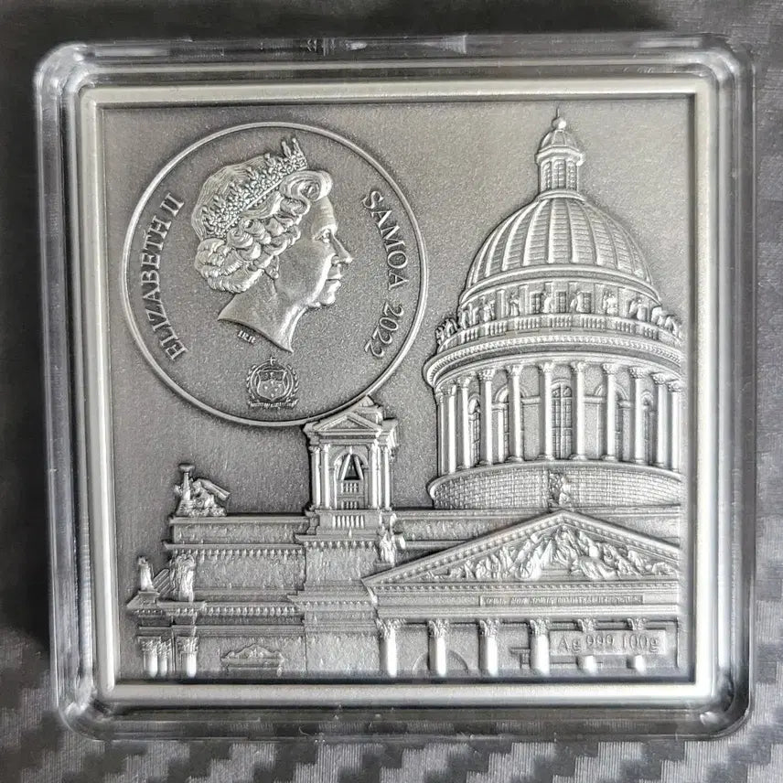 [BUNJANG] 2022 Samoa $10 Antique Silver Coin St. Isaac&