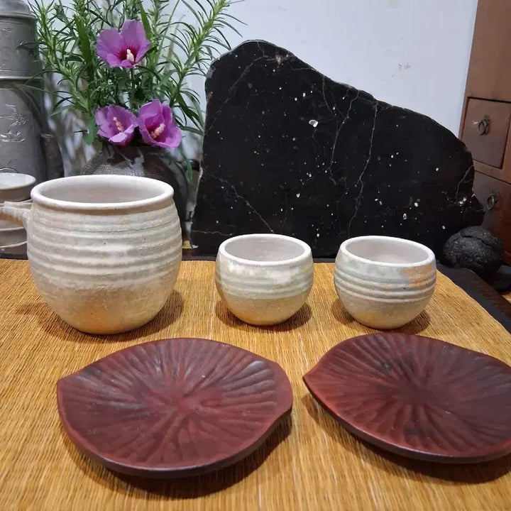 [BUNJANG] Handcrafted Celadon Tea Set - Gongdoba and Teacup / 작가작품 공도배와 차잔