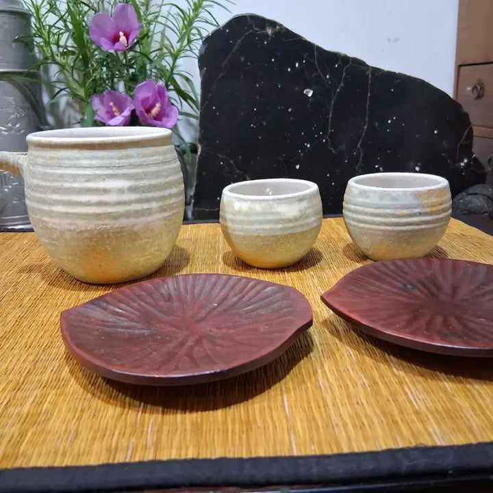 [BUNJANG] Handcrafted Celadon Tea Set - Gongdoba and Teacup / 작가작품 공도배와 차잔