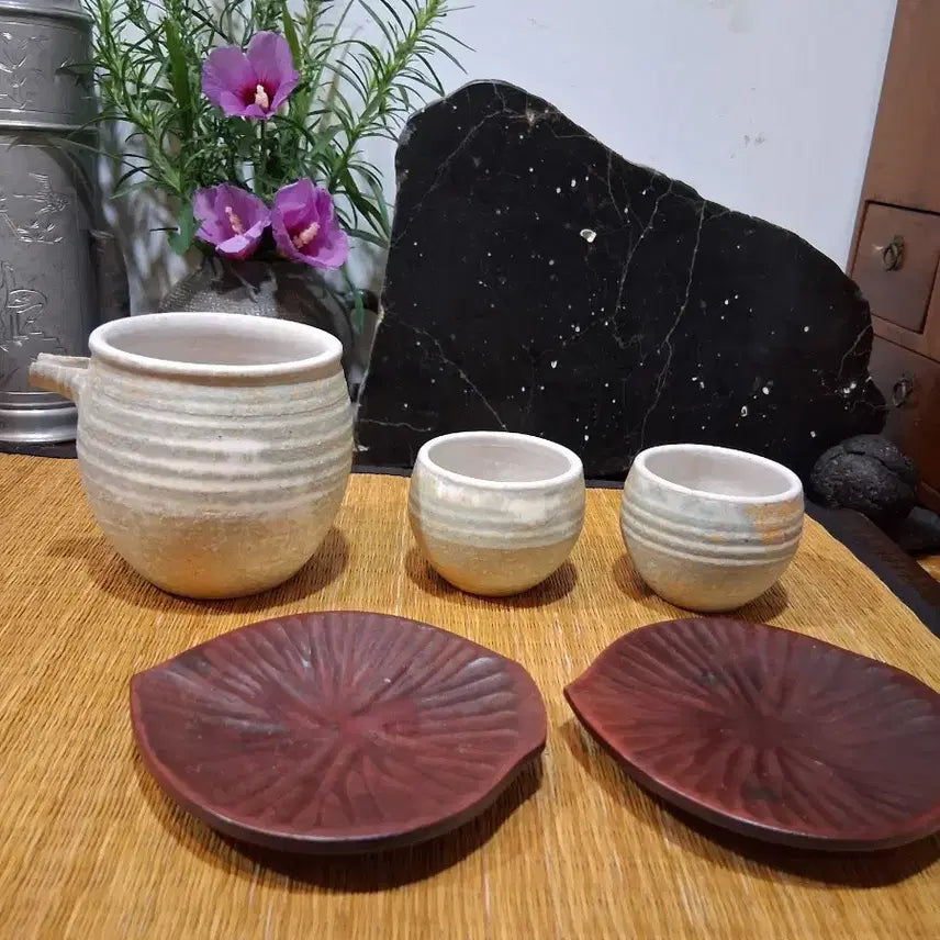 [BUNJANG] Handcrafted Celadon Tea Set - Gongdoba and Teacup / 작가작품 공도배와 차잔