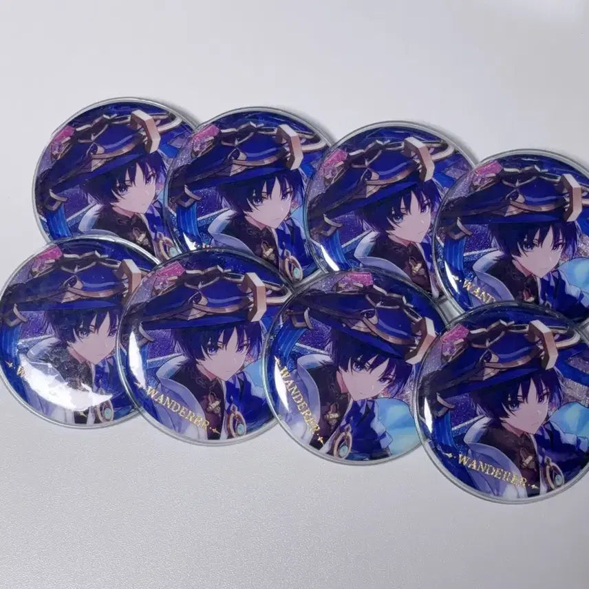 [SOLD OUT] 원신 방랑자 캔뱃지 일괄 8개 세트