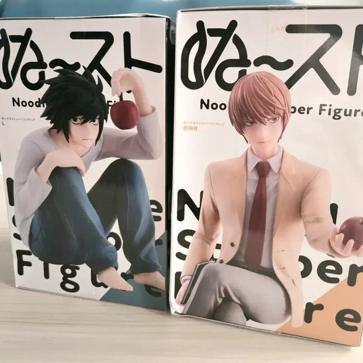 [BUNJANG] Death Note L, Light Noodle Stopper Figure Bundle (Sealed) / [미개봉] 데스노트 후류 누들스토퍼 엘, 라이토 피규어 일괄판매