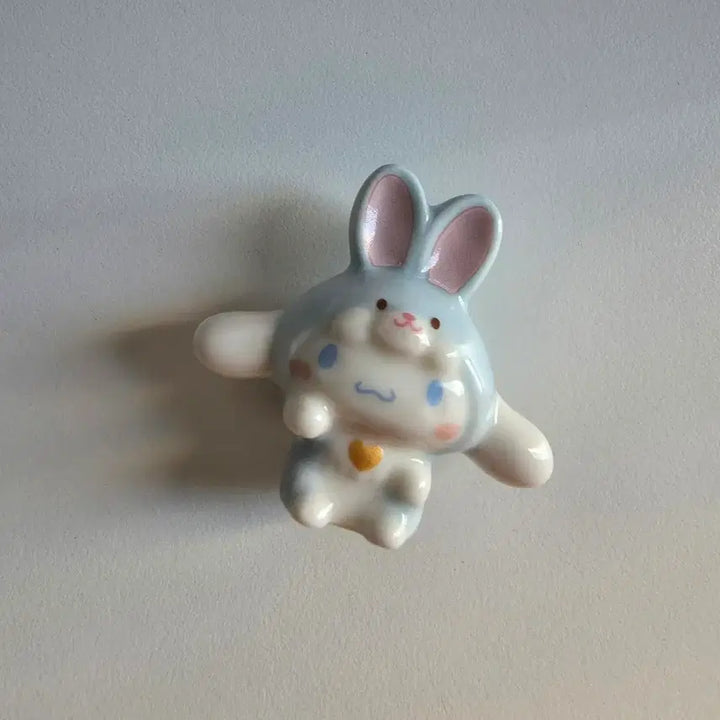 [BUNJANG] Sanrio Lucky Rabbit Porcelain Figurine Bundle Set / 일괄) 산리오 복을 부르는 토끼 도자기 피규어