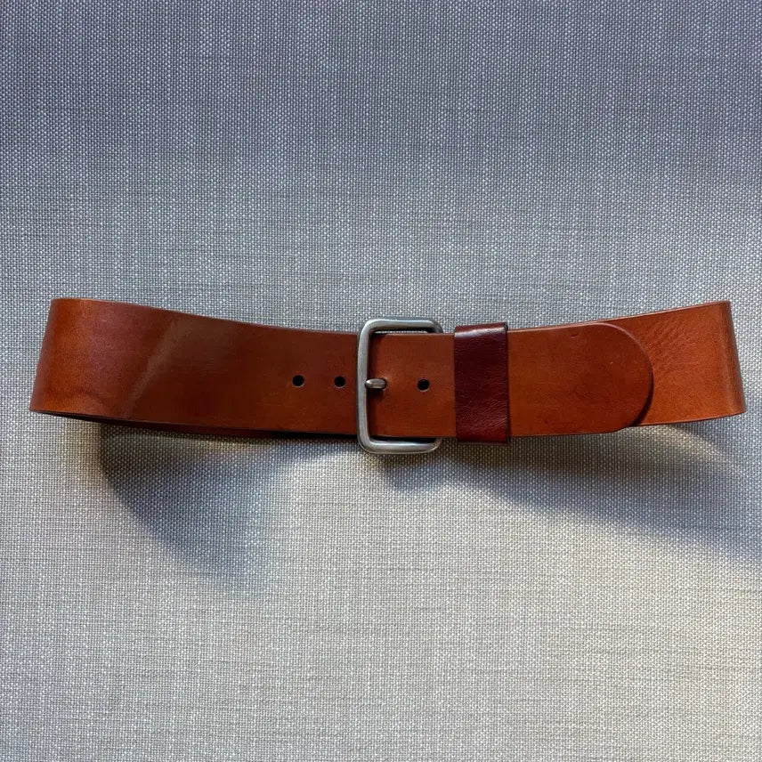 [SOLD OUT] [30-31] DKNY 이태리 위스키브라운 레더 하이웨스트 벨트