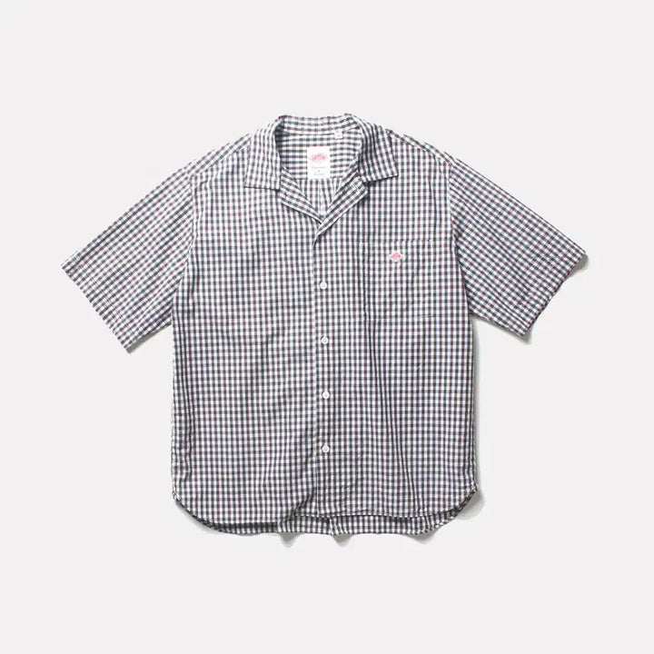 [SOLD OUT] 단톤 체크 하프셔츠_2804
