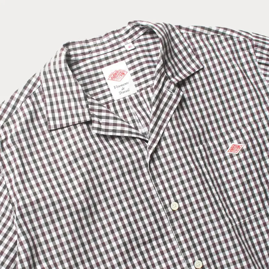 [SOLD OUT] 단톤 체크 하프셔츠_2804