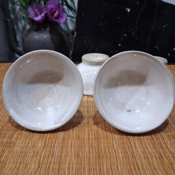 [BUNJANG] Buncheong Tea Cups Set of 5 / 작가작품 분인차잔 40cc 5점 일괄