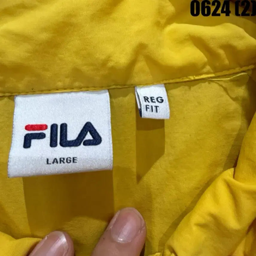 [SOLD OUT] 휠라 옐로우 집업 L