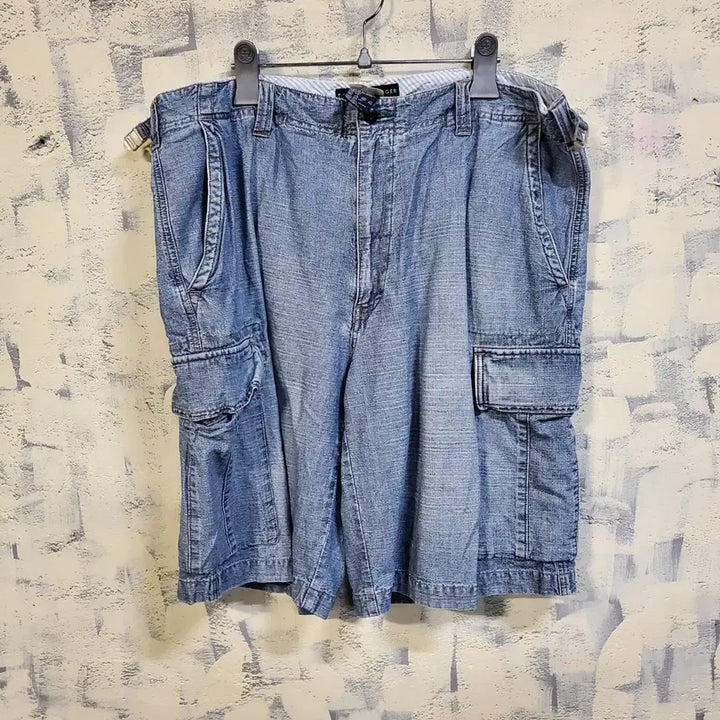 [SOLD OUT] 타미힐피거 카고 반바지 청 데님 36