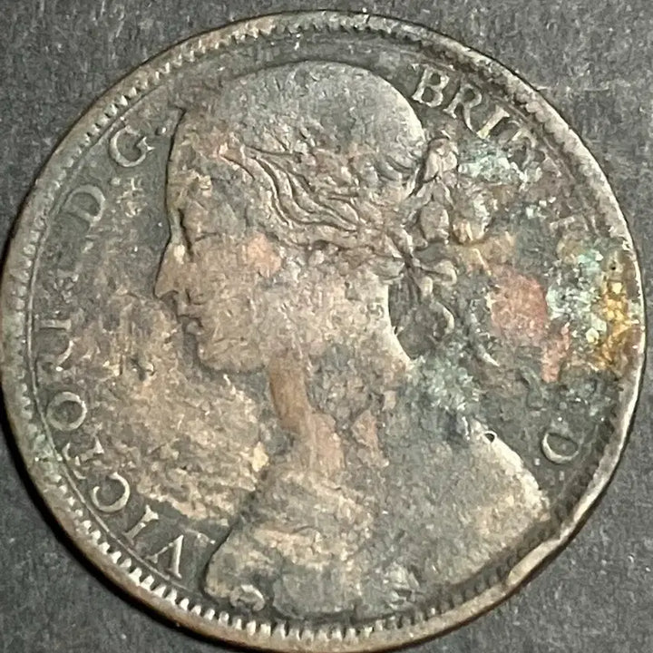 [BUNJANG] Queen Victoria 1 Penny Bronze Coin Bundle Set (30mm Diameter) / 1862년 영국 빅토리아 여왕 1페니 3점 일괄 (1897년/1900년)