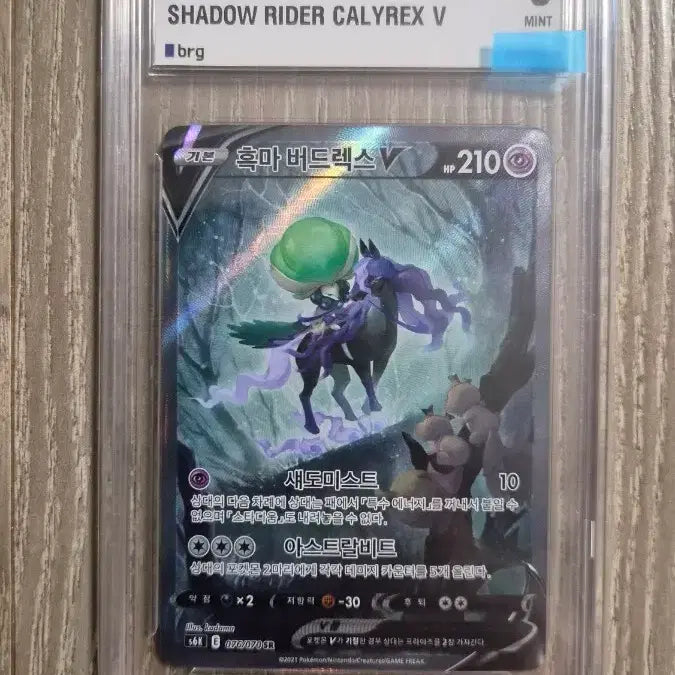 [BUNJANG] Pokemon Card Shadow Rider Calyrex V Special Art / 포켓몬 카드 흑마 버드렉스 V