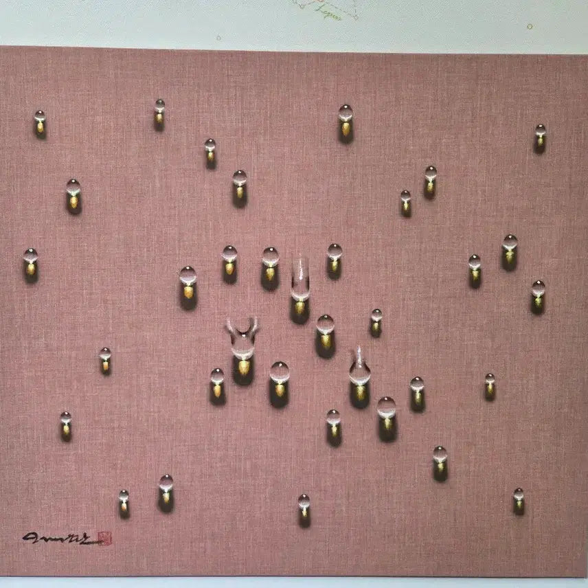 [BUNJANG] Oh Tae-hwan Artist Water Drop Painting (Size 10) / 오태환 작가 물방울 그림 10호