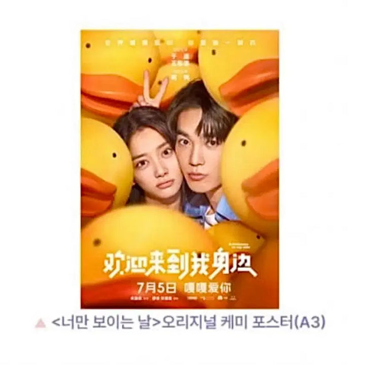 [BUNJANG] Only You Can See It Original Chemie Poster / [영화 굿즈] 너만보이는날 오리지널 케미 포스터