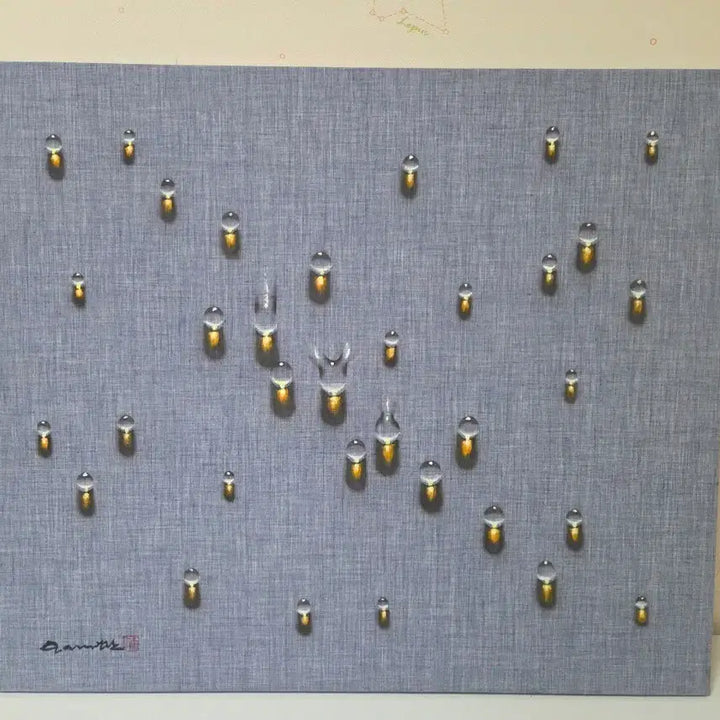 [BUNJANG] Oh Taehwan Artist Water Drop Painting (Size 10) / 오태환 작가 물방울 그림 10호