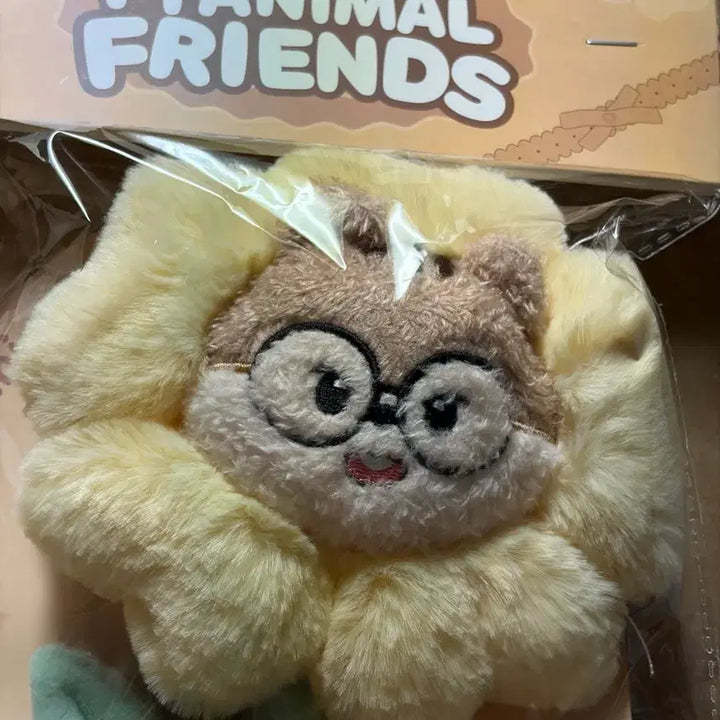 [BUNJANG] T1 Animal Friends Flower Plush Doll Doran / T1 티원 Animal Friends Flower 애니멀 꽃 인형 도란
