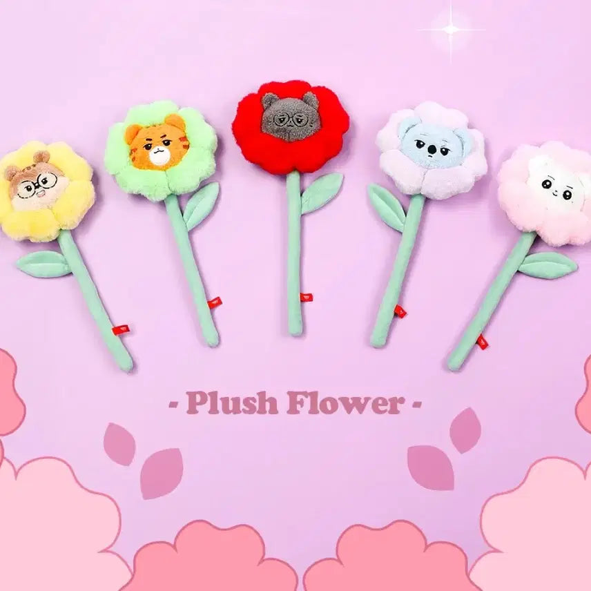 [BUNJANG] T1 Animal Friends Flower Plush Doll Doran / T1 티원 Animal Friends Flower 애니멀 꽃 인형 도란