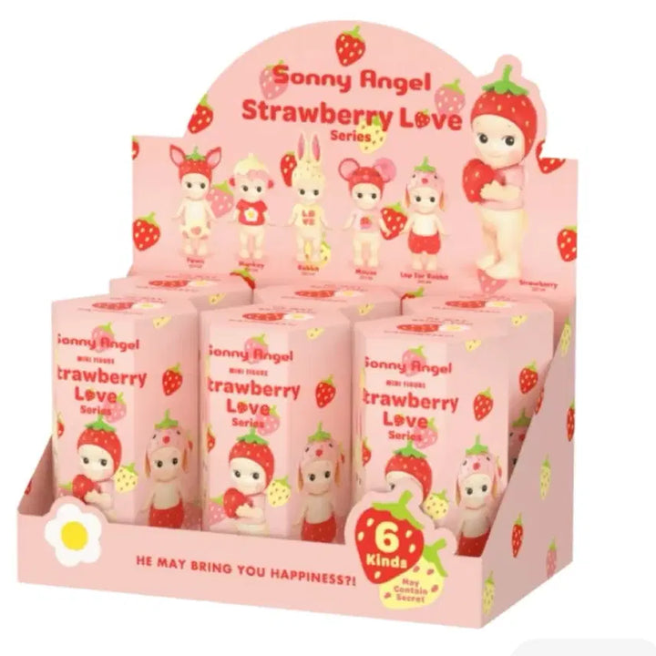 [BUNJANG] Sonny Angel Strawberry Series Figure Full Set (Opened) / 소니엔젤 스트로베리 개봉 퓰셋