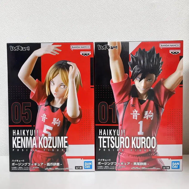 [BUNJANG] Haikyuu!! Kozume Kenma Tetsuro Kuroo Posing Figure (Sealed) / 하이큐 켄마 쿠로오 포징 피규어 미개봉