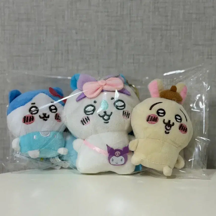 [BUNJANG] Chiikawa 3-Set Plush Toys / 치이카와 인형 3종 세트 정품