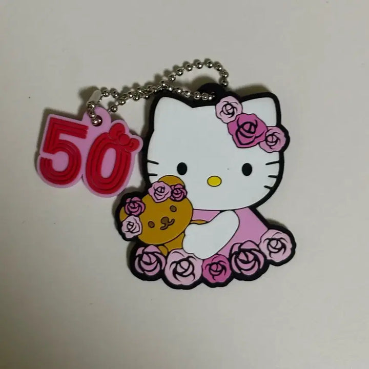 [BUNJANG] Sanrio 50th Anniversary Hello Kitty Strap Keyring Gacha / 산리오 50주년 헬로키티 스트랩 키링 가챠