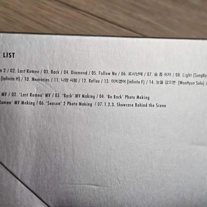 [BUNJANG] INFINITE - Be Back Repackage Album (Taiwan Edition) DVD / 인피니트 be back DVD 리패키지 앨범 대만판