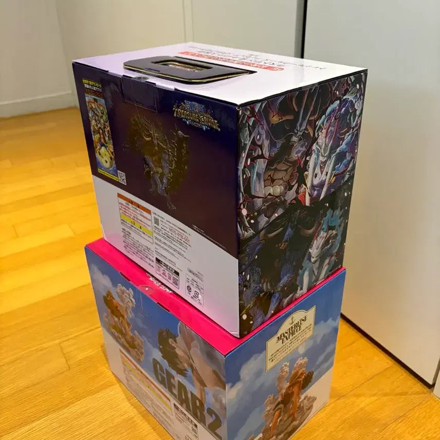 [BUNJANG] One Piece Ichiban Shoji Kaido Metallic Color &amp; Luffy Gear 2 Figure Set (Sealed) / 미개봉 새상품) 원피스 제일복권 카이도우 라스트원 루피 기어2 세트