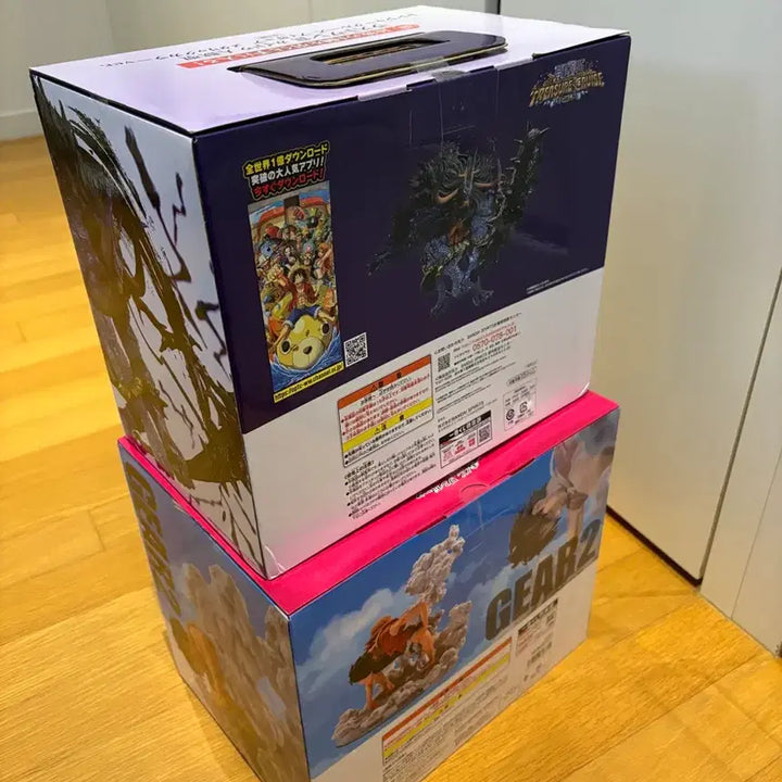 [BUNJANG] One Piece Ichiban Shoji Kaido Metallic Color &amp; Luffy Gear 2 Figure Set (Sealed) / 미개봉 새상품) 원피스 제일복권 카이도우 라스트원 루피 기어2 세트