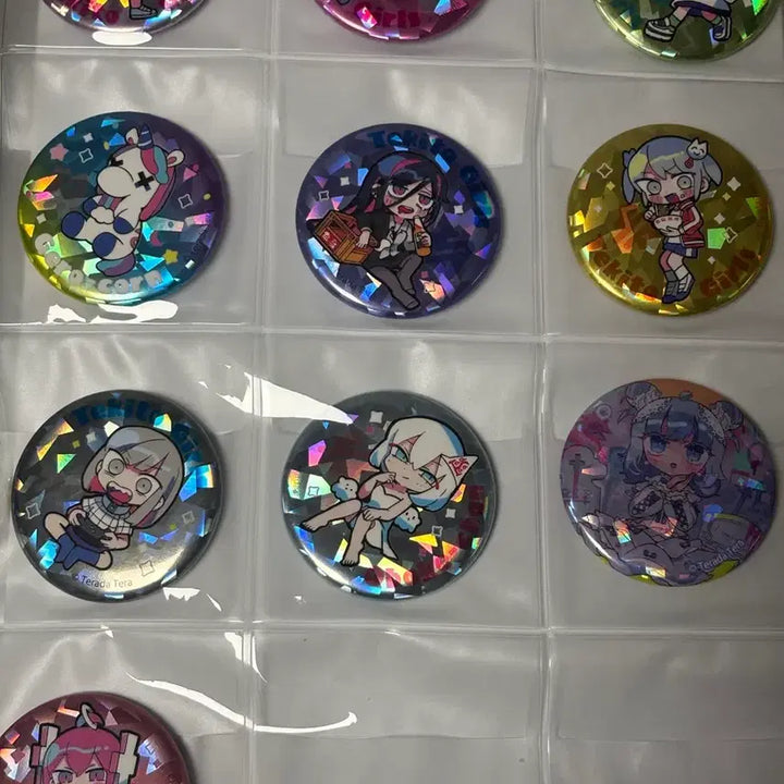 [BUNJANG] Terada Tera Original Illustration Can Badge Set (10 pcs) / 테라다 테라 일러스트 캔뱃지 10개 세트