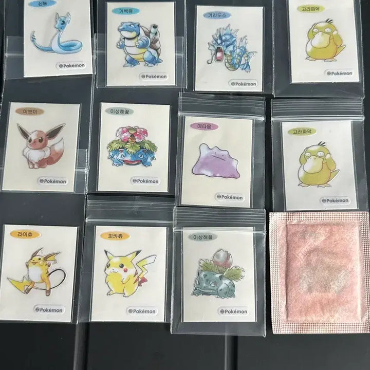 [BUNJANG] First Edition 25 Pokemon Stickers Bundle Set / 초판 띠부씰 25장 일괄판매