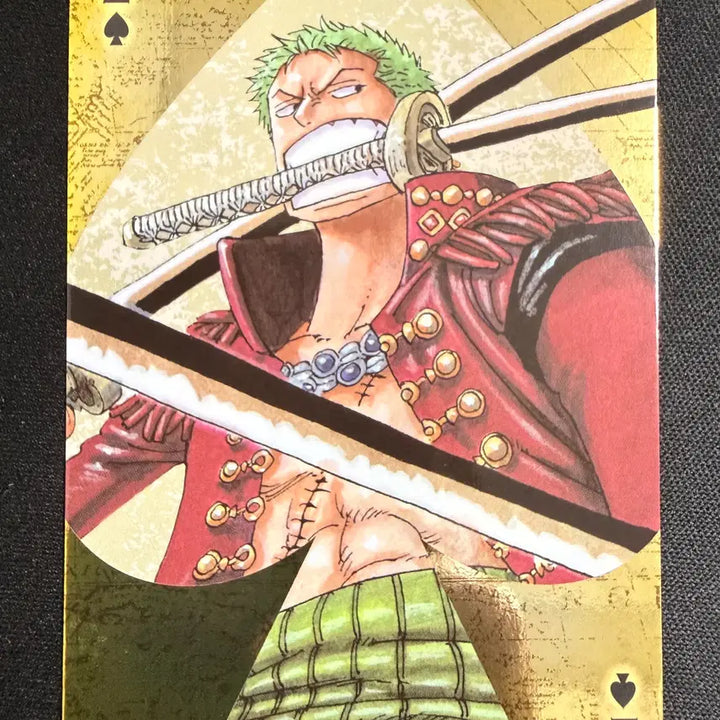 [BUNJANG] One Piece Limited Edition Golden Trump Card Zoro S2 / [등급용/최상급] 2024 원피스 한정 황금 트럼프 카드 [조로 스2]