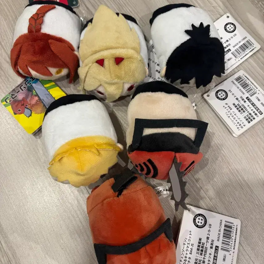 [BUNJANG] Chainsaw Man Tsum Tsum Plush Set / 체인소맨 쯔무쯔무 노루캬라 마키마 파워 덴지 포치타 아키 일괄