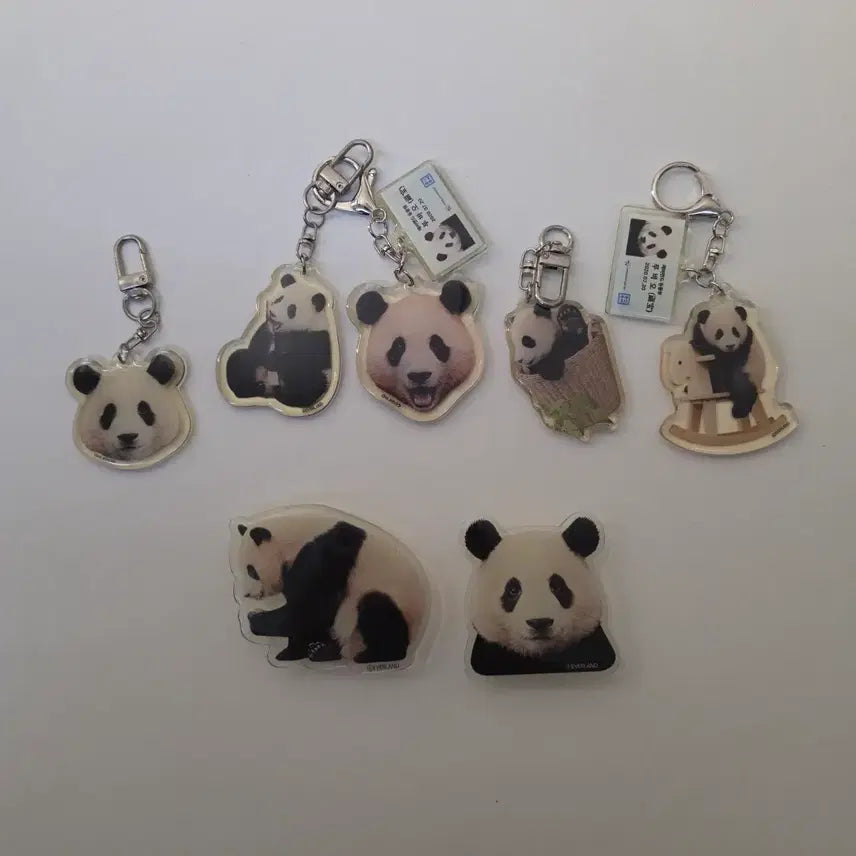 [BUNJANG] FuBao Keyring Grip Tok Bundle / 푸바오 키링 그립톡(일괄)