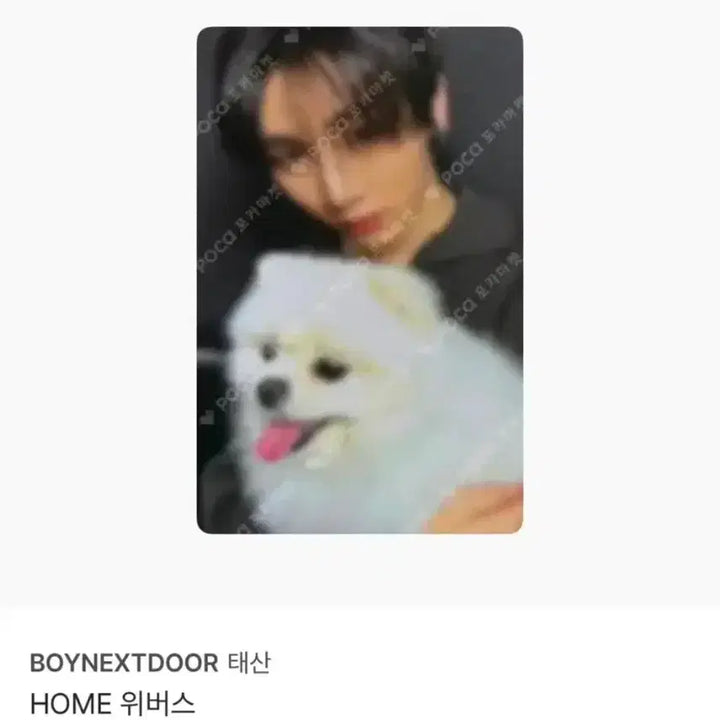 [BUNJANG] Enhypen Heeseung Weverse Version POB Photocard / 태산 위버스 버전 특전
