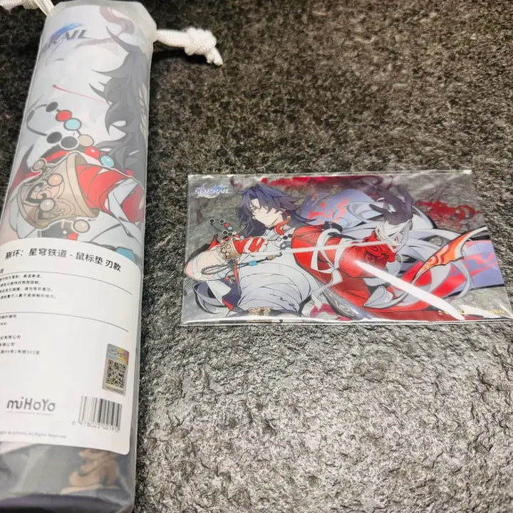 [BUNJANG] Honkai: Star Rail Xueyi Blade Mousepad + Hongdae POB Postcard / 붕괴: 스타레일 천야 블레이드 마우스패드+ 홍대 특전 엽서