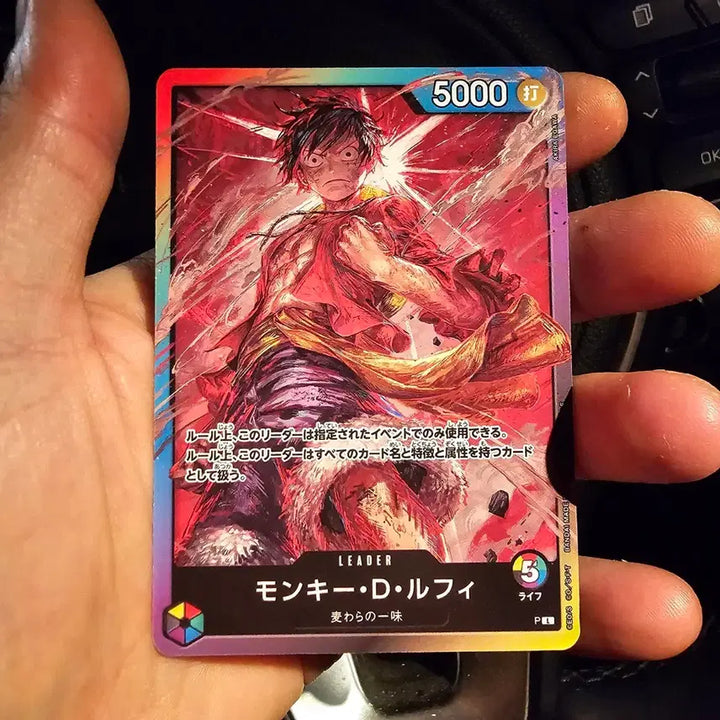 [BUNJANG] One Piece Card Japanese Version Multicolor Luffy Leader Promo Card / 원피스카드 일판 다색 루피 리더 프로모 카드