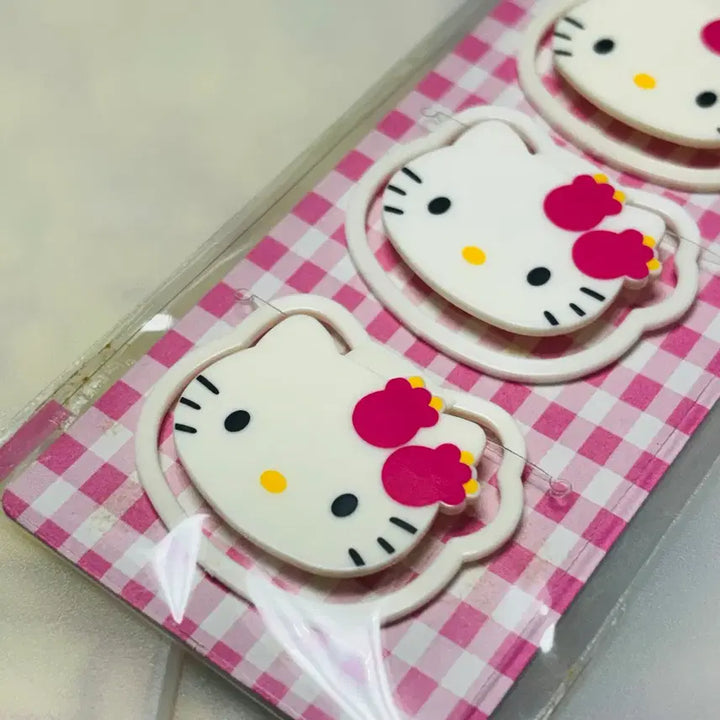 [BUNJANG] Vintage 1999 Tulip Hello Kitty Die-Cut Clip / 99튤립키티 고전키티 다이컷클립