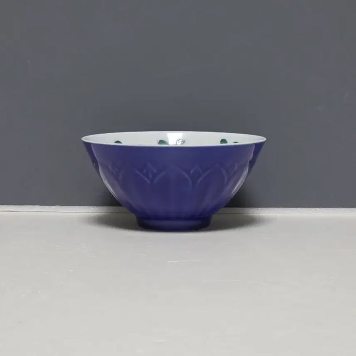 [BUNJANG] Ming Dynasty Chenghua Blue and White Five-Color Bird and Flower Motif Bowl / 명성화 청화오채 화조문완