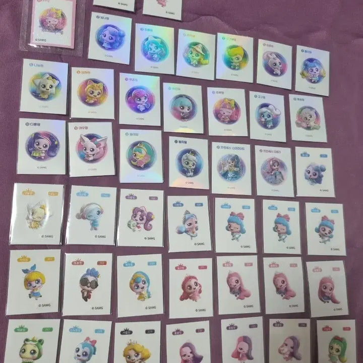 [BUNJANG] Tini-ping Sticker Set (44 pcs) / 티니핑 띠부씰 일괄판매