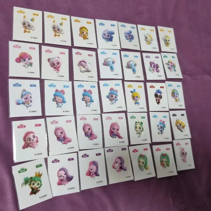 [BUNJANG] Tini-ping Sticker Set (44 pcs) / 티니핑 띠부씰 일괄판매