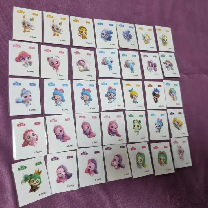 [BUNJANG] Tini-ping Sticker Set (44 pcs) / 티니핑 띠부씰 일괄판매