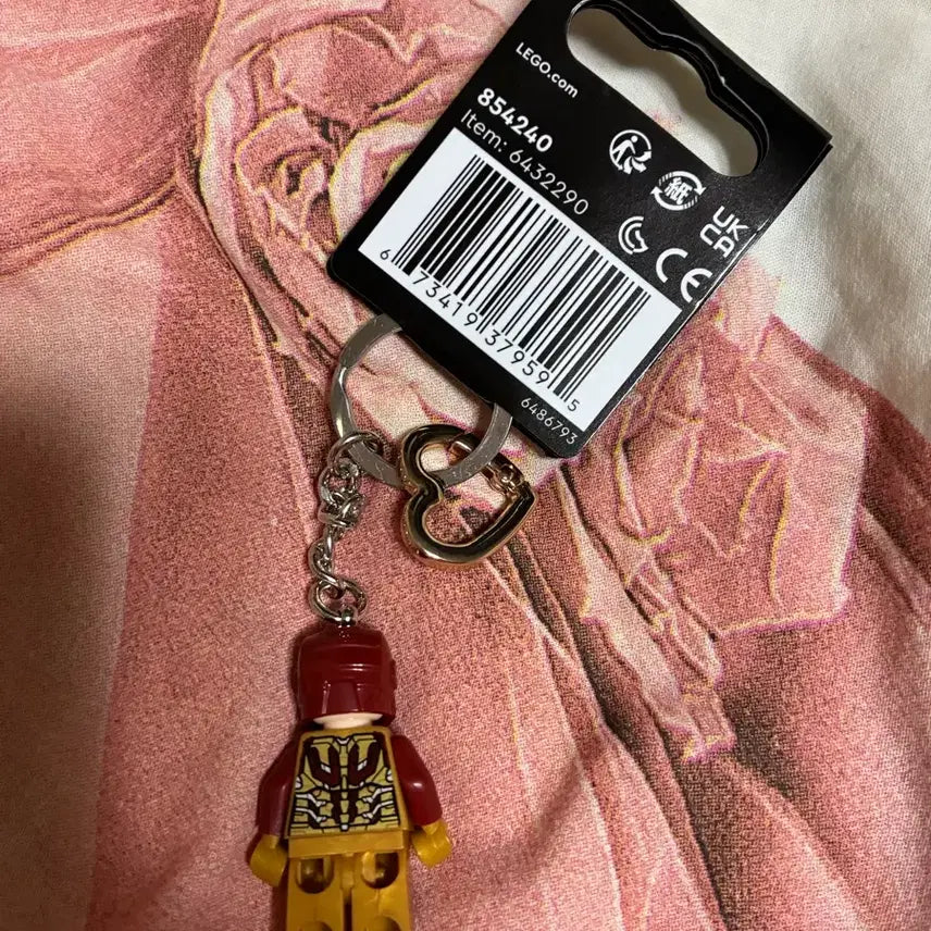 [BUNJANG] LEGO Iron Man Minifigure Keychain / 미사용 LEGO 레고 아이언맨 미니피규어 키링 열쇠고리