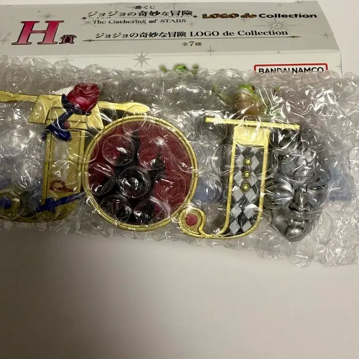 [BUNJANG] Bandai JoJo Logo Plate &amp; Badge Set / 반다이 죠죠 로고h상 접시g상 뱃지i상