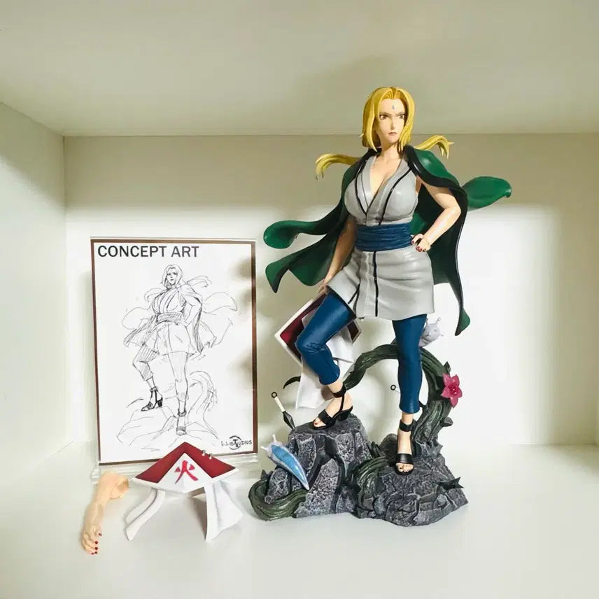 [BUNJANG] Naruto Tsunade Resin Figure (with Bonus) / 가격제시0)나루토 ww 츠나데 레진 피규어(특전0)
