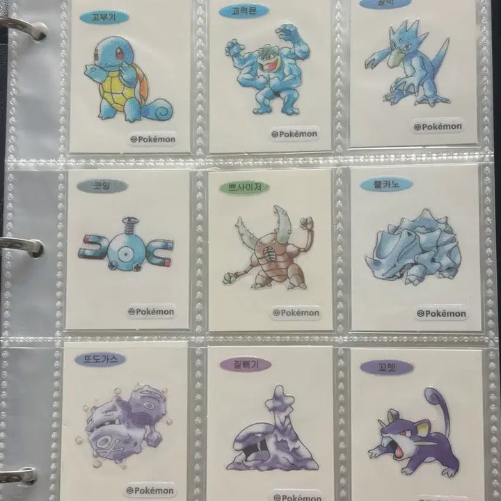 [BUNJANG] Pokemon 30th Anniversary Artwork Ttibusil Bundle Set / 포켓몬스터 포켓몬 30주년 아트워크 아트웍 띠부씰