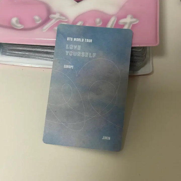 [BUNJANG] BTS Jimin Love Yourself Europe DVD Photocard / 방탄 지민 포카 럽셀 유럽 디비디