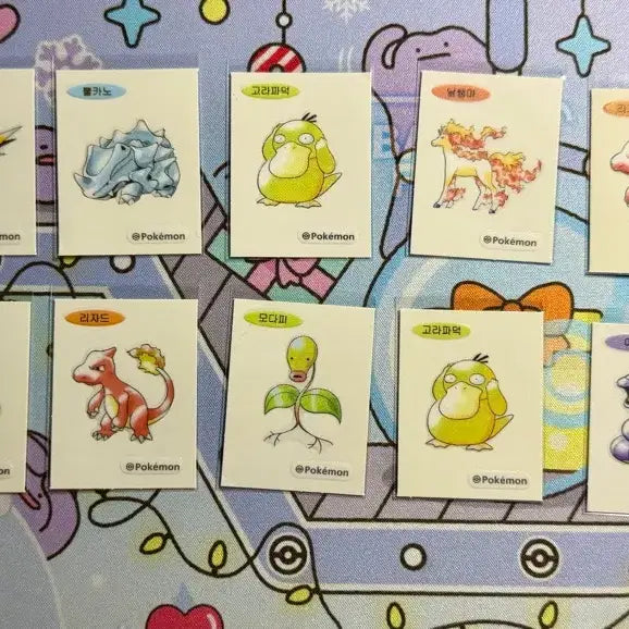[BUNJANG] Pokemon Stickers Bundle Set (97 pcs) / 포켓몬 띠부씰 97장 일괄 판매